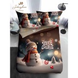 Cumpara ieftin Lenjerie de pat 1 Persoana - Model de Craciun - SPR404041