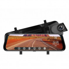 Camera Video Auto Premium Tip Oglinda T108 Dubla Full HD Ecran TouchScreen 10&amp;#039;&amp;#039; 12MP Unghi 170 Grade foto