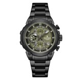 Ceas Barbati Naviforce 8071 Negru-Verde , Functii Multiple, Design Business, Shockproof, Rezistent la Apa 3ATM