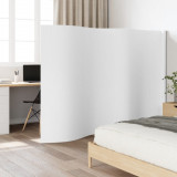 VidaXL Paravan de cameră,&nbsp;alb, 165x400 cm&nbsp;, bambus