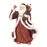 Cumpara ieftin Figurina Mos Craciun polirasina multicolora 15x11x20 cm