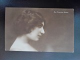 Carte postala, Dna Francisca Rozan, inceput de secol XX