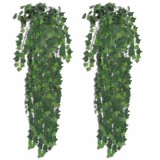 Cumpara ieftin Tufis de iedera artificiala, 2 buc., verde, 90 cm