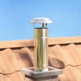 vidaXL Extensie pentru șemineu Argintiu 25 x 25 x 65 cm 42008444