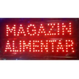 Reclama LED - MAGAZIN ALIMENTAR - de interior, 48 x 25cm