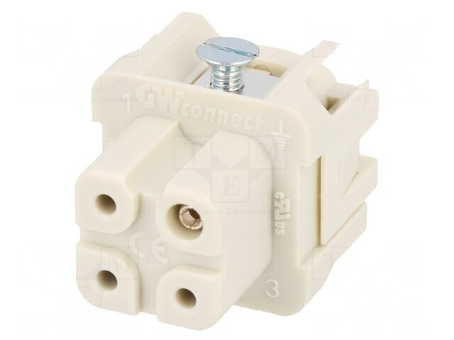 Conector HDC Inserturi Contact Mamă 4+3 PE 10A