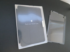 Smart cover Apple original iPad mini 2/3/4 NEAGRA si spate transparent foto