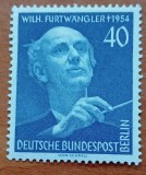 BERLIN 1954- Marele dirijor kurt furtwangler&#039;-SERIE DE 1VALOARE.-MNH LUX -NESTAMPIL.-VEZI SCAN