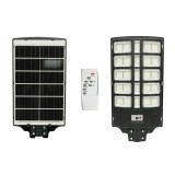Lampa solara LED iluminat stradal 800W, 6500K, IP65 cu panou solar senzor de miscare telecomanda