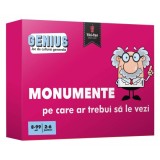 Monumente pe care ar trebui sa le vezi - Genius, Gama, carte de cultura generala, joc, enciclopedie, editura Gama, coperta brosata