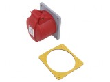 Conector Alimentare AC Trifazat Soclu Mamă Drept IP44 32A
