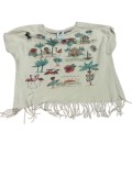 Cumpara ieftin Tricou fetita cu franjuri , marimea 122