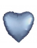 Balon Folie Satin Inima Graphite- 45 cm