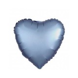 Balon Folie Satin Inima Graphite- 45 cm
