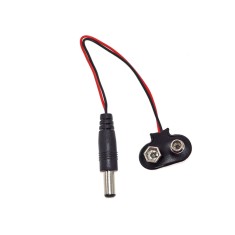 Suport pentru baterie 9V cu conector DC OKY0259