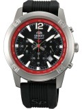 Cumpara ieftin Orient FTW01006B0 &ndash; Cronograf Sportiv &ndash; 45 mm &ndash; Quartz Japonez &ndash; Cronograf, Tahimetru, 5 ATM &ndash; Curea Cauciuc