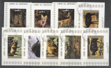 Umm al Qiwain 1973 Animals, 9 mini sheet, used AT.044, Stampilat