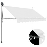Gossi copertina retractabila manual cu led, crem, 300 cm