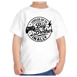 Tricou copii alb big brother pentru fratele mai mare 3-4 ani
