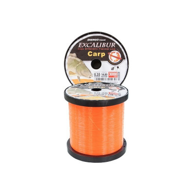 Fir Monofilament EnergoTeam Excalibur Carp, Fluo Orange, 3000m,Variante Fire 0.20 mm foto