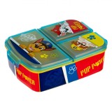 Caserolă Alimente Paw Patrol, 3 Compartimente, Capacitate 0,79L, Multicolor, Plastic, Oem