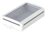 Carcasă desktop BOPLA BoVersa policarbonat IP66/IP68 140x210x63mm alb transparent