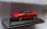 Macheta Audi RS5 Coupe MK2 2017 rosu - Spark 1/43