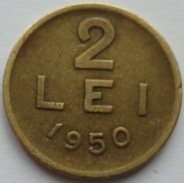 Romania, 2 Lei 1950