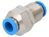Racord Push-In Filetat Alamă Nichelată 0,95-6 bar