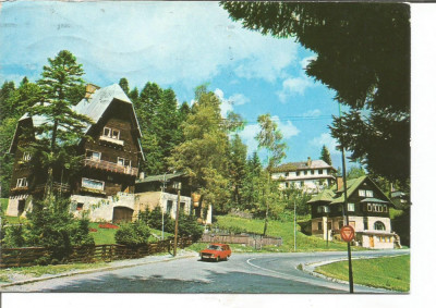 (A) carte postala(ilustrata)-SINAIA-Vile spre Furnica foto