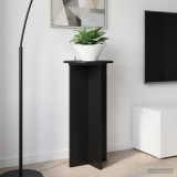 vidaXL Suport pentru plante 2 pcs Negru 40 x 40 x 80 cm Lemn prelucrat 899700