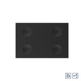 Cumpara ieftin Intrerupator touch wireless cvadruplu Livolo, cap scara/cruce, negru