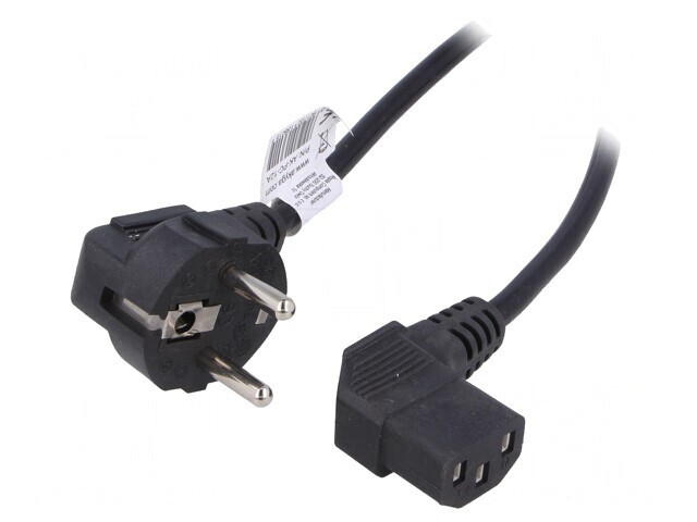 Cablu Alimentare Schuko 3m 10A 250V Negru