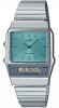 Ceas Casio Vintage Edgy AQ-800EC-2AEF, Unisex, Hibrid, Inox, Curea Rasina, 32mm, Quartz, Rezistent Apa 10ATM