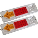 Set stopuri, lampi spate tricicluri electrice KUBA E-KAMYONET