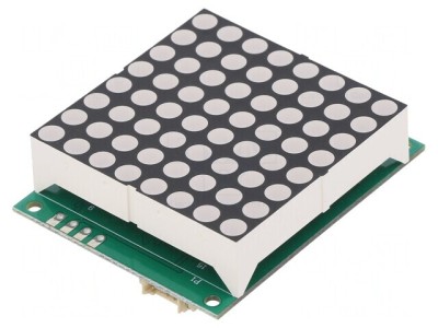 Afişaj LED Matrice 8x8 Roşu 46.9x37.9mm foto