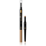 Cumpara ieftin Eveline Cosmetics Brow Styler creion spr&acirc;ncene precise 3 in 1 culoare 01 Medium Brown 1,2 g