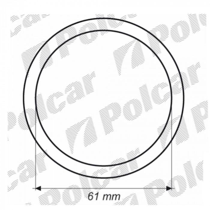 Garnitura termostat oring, 61x3.5mm, pentru Mercedes , BMW, Jaguar, VW Group, Volvo Kft Auto