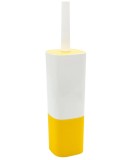 Perie pentru WC ,Plastic, Galben, 38 cm, Oem