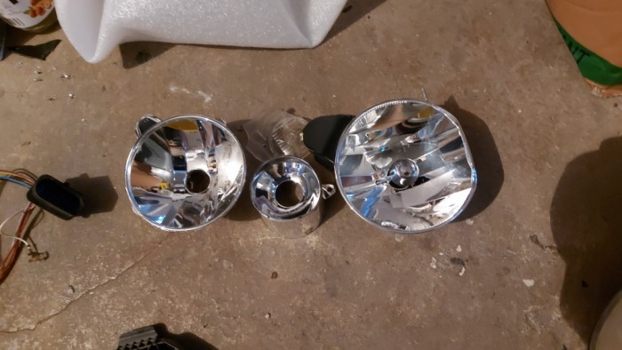 Interioare faruri st&acirc;nga+dreapta VW Touran, Caddy