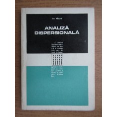 Ion Vaduva - Analiza dispersionala
