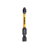 Set 2 biti pentru insurubare de impact, DeWalt Flextorq DT70531T-QZ, profil Pozidriv, PZ 2, 57 mm