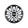 Set 4 capace roti Flash Gri-Negru R14 pentru gama auto Jeep, Autohelix MSA