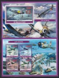 Burkina Faso 2019 - Avioane militare, Colita + Bloc, MNH