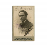 Dimitrie Iov, fotografie tip carte-de-visite, cu dedica?ie olografa, 1920
