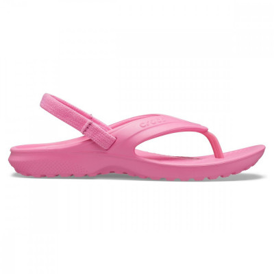 Slapi Crocs Classic Flip Kids Roz - Pink Lemonade foto