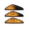 Set Lampi Semnalizare Dinamica LED Negre BMW X5 E70 (2007-2013) ALM - Plug &amp; Play, Fara Erori