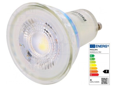 Lampă LED GU10 Alb Cald 3,5W 3000K foto