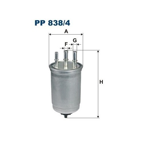 Filtru combustibil Ford Focus, 192007, Mondeo, Transit, 20, Jaguar X-Type, 202009, Ssangyong Actyon 1, 20, Kyron, 20, Rexton, 20, Rodius, 20, Filtron