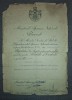 Brevet de decorare cu medalia &quot;Bărbăție si credință&quot; (1942 - gen. C.&nbsp;Pantazi)